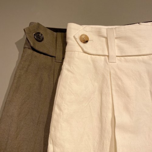 パンツ MARGARET HOWELL HIGH TWIST COTTON LINEN MARGARET HOWELL/HIGH TWIST COTTON LINEN PANTS(GRAY)